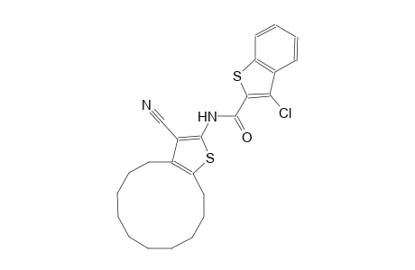 3-chloro-N-(3-cyano-4,5,6,7,8,9,10,11,12,13-decahydrocyclododeca[b]thien-2-yl)-1-benzothiophene-2-carboxamide