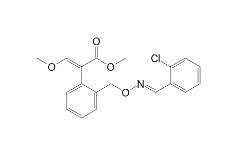 Benzeneacetic acid, 2-[[[[(2-chlorophenyl)methylene]amino]oxy]methyl]-alpha-(methoxymethylene)-, methyl ester