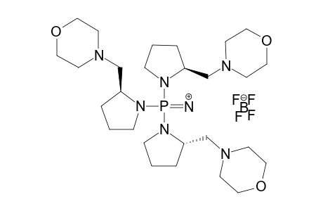 TRIS-[2-(MORPHOLIN-4-YLMETHYL)-PYRROLIDIN-1-YL]-PHOSPHAZENIUM-TETRAFLUOROBORATE