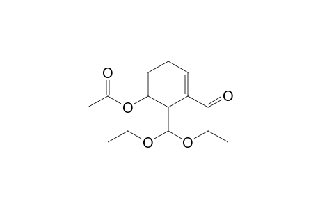5-Acetoxy-6-(diethoxymethyl)-1-cyclohexenecarbaldehyde