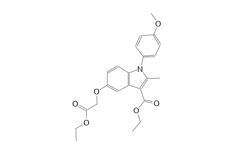 1H-indole-3-carboxylic acid, 5-(2-ethoxy-2-oxoethoxy)-1-(4-methoxyphenyl)-2-methyl-, ethyl ester