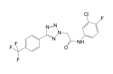 2H-1,2,3,4-Tetrazole-2-acetamide, N-(3-chloro-4-fluorophenyl)-5-[4-(trifluoromethyl)phenyl]-
