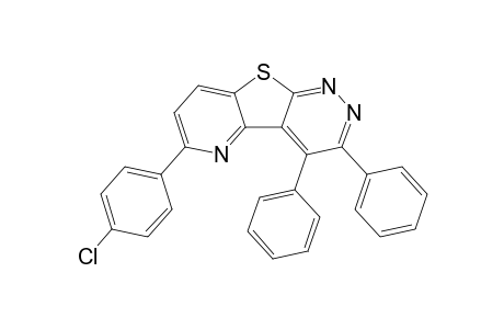 6-(4-Chlorophenyl)-3,4-diphenylpyrido[2',3':4,5]thieno[2,3-c]pyridazine