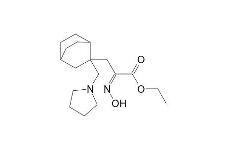 2-(Ethoxycarbonyl-2-hydroxyimino)ethyl-2-(1-pyrrolidinyl)methylbicyclo[2.2.2]octane