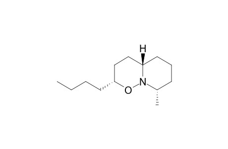 Pyrido[1,2-b][1,2]oxazine, 2-butyloctahydro-8-methyl-, (2.alpha.,4a.beta.,8.alpha.)-(.+-.)-