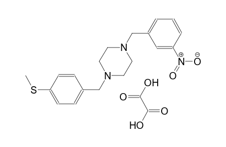 methyl 4-{[4-(3-nitrobenzyl)-1-piperazinyl]methyl}phenyl sulfide oxalate