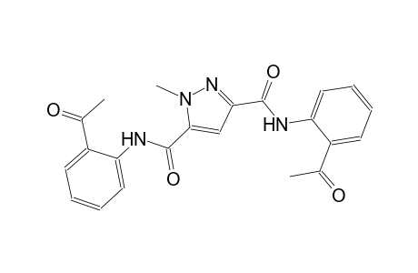 1H-pyrazole-3,5-dicarboxamide, N~3~,N~5~-bis(2-acetylphenyl)-1-methyl-