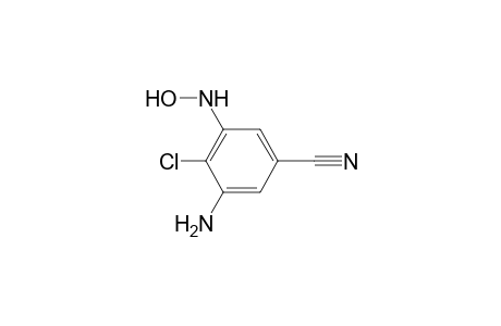 3-Amino-4-chloro-5-(hydroxyamino)benzonitrile