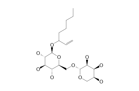 OCT-1-EN-3-YL-ARABINOPYRANOSYL-(1->6)-BETA-GLUCOPYRANOSIDE