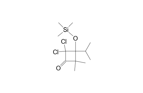 2,2-Dichloro-3-isopropyl-3-(trimethylsiloxy)-4,4-dimethylcyclobutanone