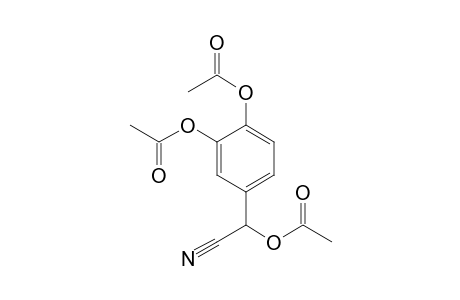 2-Acetoxy-2-(3,4-diacetyloxyphenyl)acetonitrile