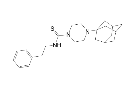 4-Adamantan-1-yl-piperazine-1-carbothioic acid phenethyl-amide