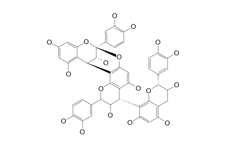 PAVETANNIN-B6;EPICATECHIN-(4-BETA->8,2-BETA->O->7)-EPICATECHIN-(4-BETA->8)-CATECHIN