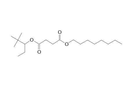 Succinic acid, 2,2-dimethylpent-3-yl octyl ester