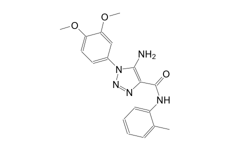 1H-1,2,3-triazole-4-carboxamide, 5-amino-1-(3,4-dimethoxyphenyl)-N-(2-methylphenyl)-