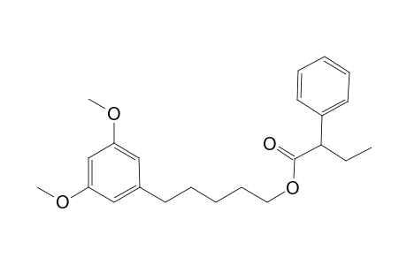 5-[(3',5'-Dimethoxyphenyl)pentyl] .alpha.-Phenybutyrate