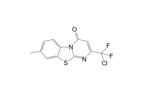4-(1-Chlorodifluoromethyl)-8-methylpyrimido[2,1-b]benzothiazole-2-one