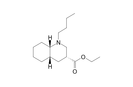 Ethyl (3R,4aS,8aS)-1-(Butyl)decahydroquinoline-3-carboxylate