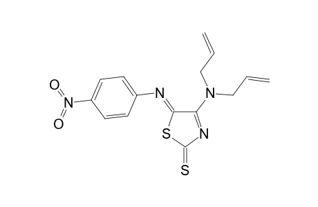 4-(Di-2-propenylamino)-5-(4-nitrophenylimino)-.deata.(3)-thiazoline-2-thione
