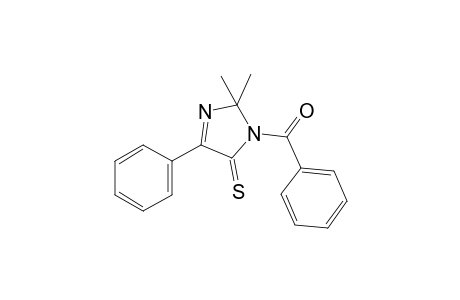 1-benzoyl-2,2-dimethyl-4-phenyl-3-imidazoline-5-thione
