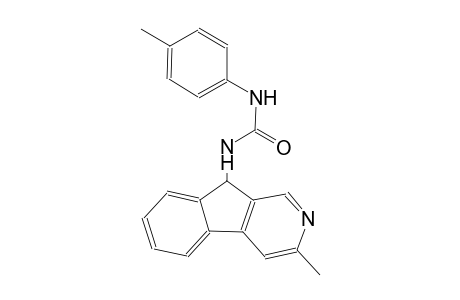 N-(3-methyl-9H-indeno[2,1-c]pyridin-9-yl)-N'-(4-methylphenyl)urea