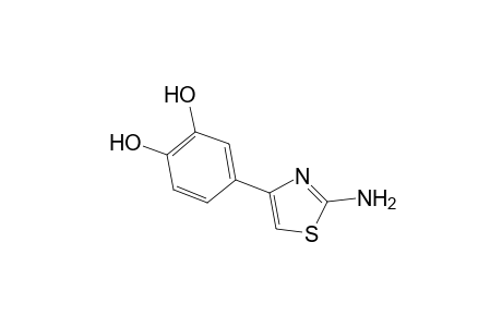 4-(2-amino-1,3-thiazol-4-yl)benzene-1,2-diol