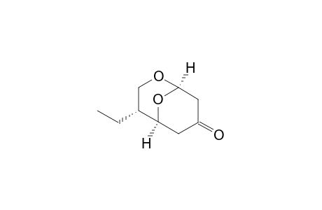 (1R*,4R*,5S*)-4-Ethyl-2,9-dioxabicyclo[3.3.1]nonan-7-one