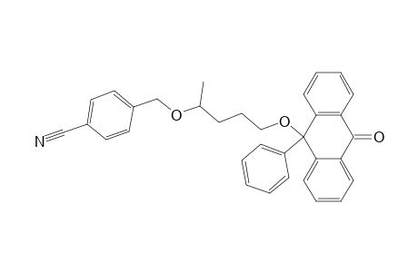 Benzonitrile, 4-[[4-[(9,10-dihydro-10-oxo-9-phenyl-9-anthracenyl)oxy]-1-methylbutox y]methyl]-