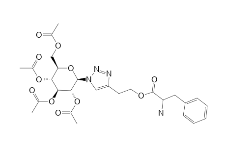 2,3,4,6-TETRA-O-ACETYL-1-[4-(2-AMINO-3-PHENYL-PROPANOYL-OXY-ETHYL)-1H-1,2,3-TRIAZOL-1-YL]-BETA-D-GLUCOPYRANOSIDE