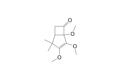 4,4-Dimethyl-1,2,3-trimethoxybicyclo[3.2.0]hept-2-en-7-one