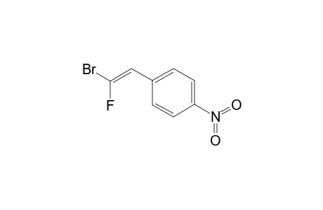 1-BROMO-1-FLUORO-2-(4-NITROPHENYL)-ETHENE;TRANS-ISOMER
