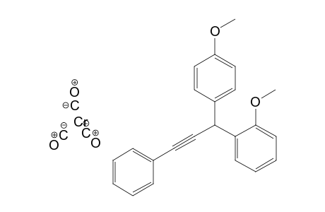 Tricarbonyl-{1-[1'-(p-methoxyphenyl)-3'-phenyl-2'-propyn-1'-yl)-2-methoxyphenyl]-chromium