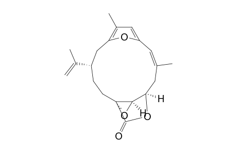 15,17,18-Trioxatetracyclo[11.2.2.16,9.01,14]octadeca-6,8,10-trien-16-one, 7,11-dimethyl-4-(1-methylethenyl)-, (1R*,4S*,10Z,13R*,14R*)-(-)-