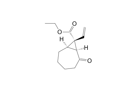 Bicyclo[5.1.0]octane-8-carboxylic acid, 8-ethenyl-2-oxo-, ethyl ester, (1.alpha.,7.alpha.,8.alpha.)-(.+-.)-