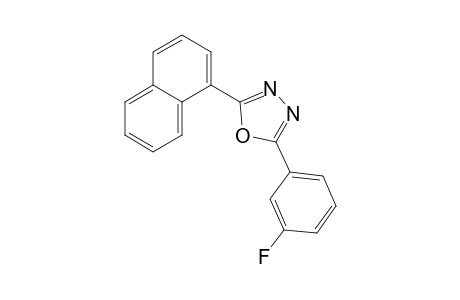 2-(m-fluorophenyl)-5-(1-naphthyl)-1,3,4-oxadiazole