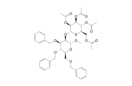 METHYL-3,4,6-TRI-O-BENZYL-2-O-(2,3,4,6-TETRA-O-ACETYL-5-THIO-ALPHA-D-MANNOPYRANOSYL)-ALPHA-D-MANNOPYRANOSIDE