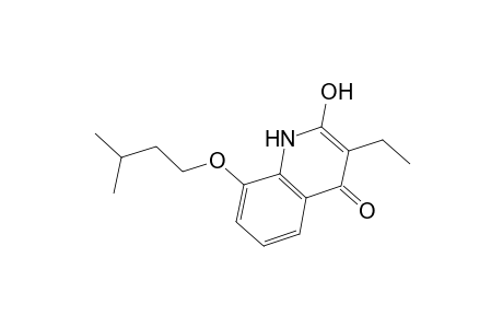 Carbostyril, 3-ethyl-4-hydroxy-8-(isopentyloxy)-