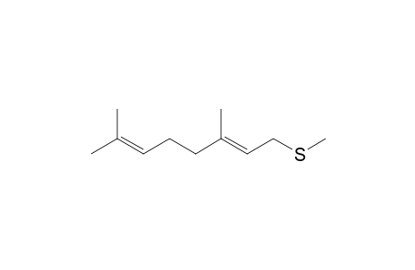 (E)-3,7-Dimethyl-1-methylsulfanyl-octa-2,6-diene