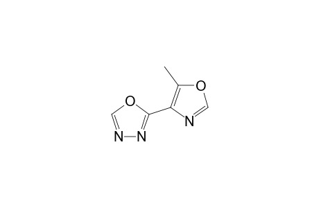 2-(5-Methyl-1,3-oxazol-4-yl)-1,3,4-oxadiazole