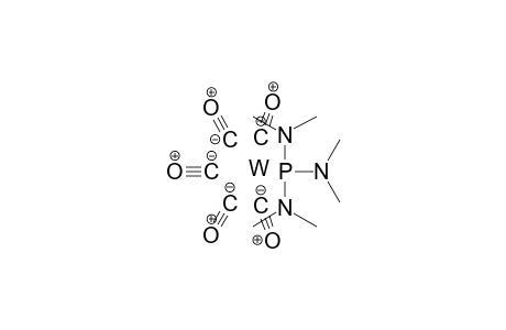 Tungsten, pentacarbonyl(hexamethylphosphorous triamide-P)-, (OC-6-22)-
