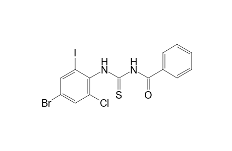 1-benzoyl-3-(4-bromo-2-chloro-6-iodophenyl)-2-thiourea