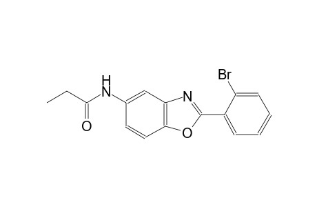 N-[2-(2-bromophenyl)-1,3-benzoxazol-5-yl]propanamide