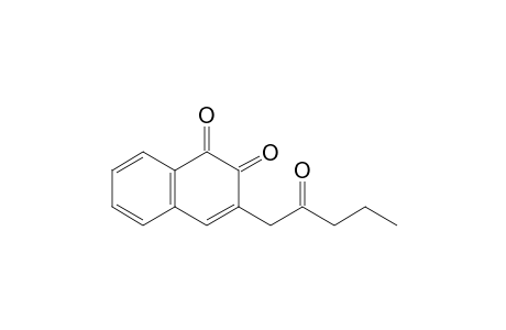 3-(2-Oxopentyl)-1,2-naphthoquinone