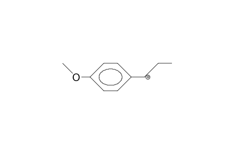 Ethyl-P-anisyl-carbenium cation