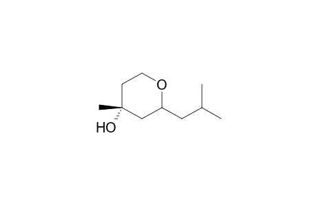 (4R)-4-Methyl-2-(2'-methylpropyl)-tetrahydro-2H-pyran-4-ol