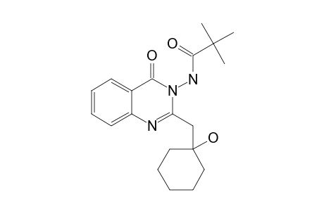 2-[(1-HYDROXY-CYCLOHEXYL)-METHYL]-3-PIVALOYL-AMINO-QUINAZOLIN-4(3H)-ONE
