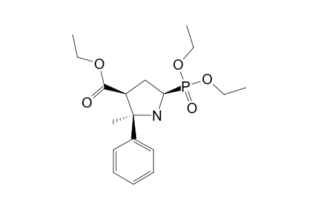 5-METHYL-CIS,CIS-2-DIETHYLPHOSPHONO-4-CARBETHOXY-5-PHENYL-PYRROLIDINE