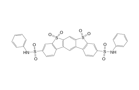 3,9-Bis(N-phenylsulfamoyl)benzo[1]thieno[2,3-b]dibenzothiophene 5,5,7,7-Tetrtaoxide