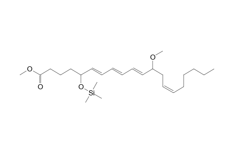 Methyl 5-(trimethylsiloxy)-12-methoxyeicosan-6(E),8(E),10(E),14(Z)-tetraenoate