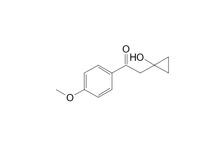 1-(4-Methoxyphenyl)-2-(1-hydroxycyclopropyl)ethanone